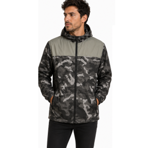 Chaqueta Combinada Rompevientos GRIS