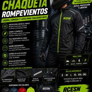RCESN Chaqueta rompevientos