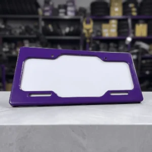 Portaplacas De Plastico Morado, Verde, Azul, Rojo, Negro