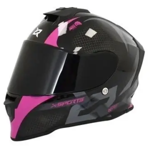 Casco XSPORT Fucsia, Verde, Azul, Rojo, Negro talla S-M, L-XL