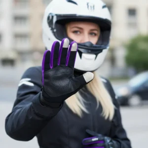 Guantes City Morado, Fucsia, Negro talla XS, S, M, L, XL, XXL