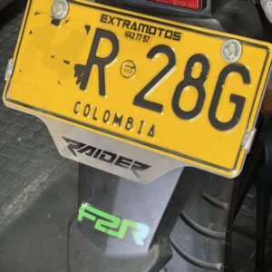 Portaplacas Metalicos Raider